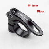 28.6/30.2/31.8/34.9mm Alloy MTB BMX Bike Seat Clamp Aluminium Quick Release Mountain Road Fixed Gear Bike Seatpost Clamp