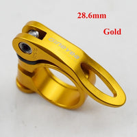 28.6/30.2/31.8/34.9mm Alloy MTB BMX Bike Seat Clamp Aluminium Quick Release Mountain Road Fixed Gear Bike Seatpost Clamp