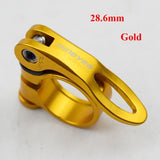 28.6/30.2/31.8/34.9mm Alloy MTB BMX Bike Seat Clamp Aluminium Quick Release Mountain Road Fixed Gear Bike Seatpost Clamp