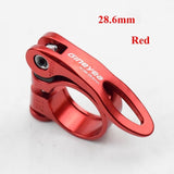 28.6/30.2/31.8/34.9mm Alloy MTB BMX Bike Seat Clamp Aluminium Quick Release Mountain Road Fixed Gear Bike Seatpost Clamp