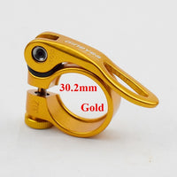 28.6/30.2/31.8/34.9mm Alloy MTB BMX Bike Seat Clamp Aluminium Quick Release Mountain Road Fixed Gear Bike Seatpost Clamp