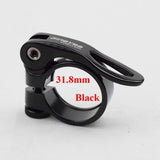 28.6/30.2/31.8/34.9mm Alloy MTB BMX Bike Seat Clamp Aluminium Quick Release Mountain Road Fixed Gear Bike Seatpost Clamp