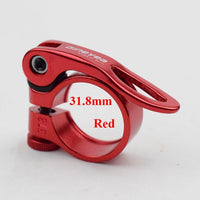 28.6/30.2/31.8/34.9mm Alloy MTB BMX Bike Seat Clamp Aluminium Quick Release Mountain Road Fixed Gear Bike Seatpost Clamp