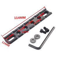 2" 4" 5" Picatinny Rail Weaver Scope Mount Rail 20mm Rail Adapter Scope Mounts For Airsoft Hunting Accessories