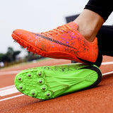 Spike Shoes Track and Field Men Women Training Athletic Shoes Professional Running Track Race Jumping Soft Shoes Sneakers 35-45