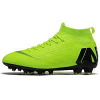 Hot Sale Mens Soccer Cleats High Ankle Football Shoes Long Spikes Outdoor Soccer Traing Boots For Men Women Soccer Shoes