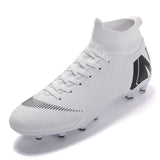 Hot Sale Mens Soccer Cleats High Ankle Football Shoes Long Spikes Outdoor Soccer Traing Boots For Men Women Soccer Shoes