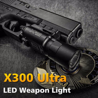 500 Lumens High Output Tactical X300 Ultra Pistol Gun Light X300U Weapon Light Lanterna Flashlight Glock 1911 Pistol Light