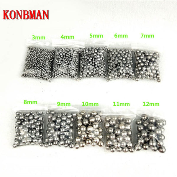 Shooting Steel Balls 5mm 6mm 7mm 8mm 9mm 10mm 11mm Hunting Slingshot Stainless AMMO outdoor Free Shipping wholesale 100pcs/lot